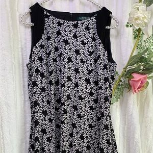 Ralph Lauren Spring Dress! Lightweight, Unlined, Slight flare...